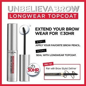 Unbelieva Brow Longwear Top Coat Extended Brow Wear Info
