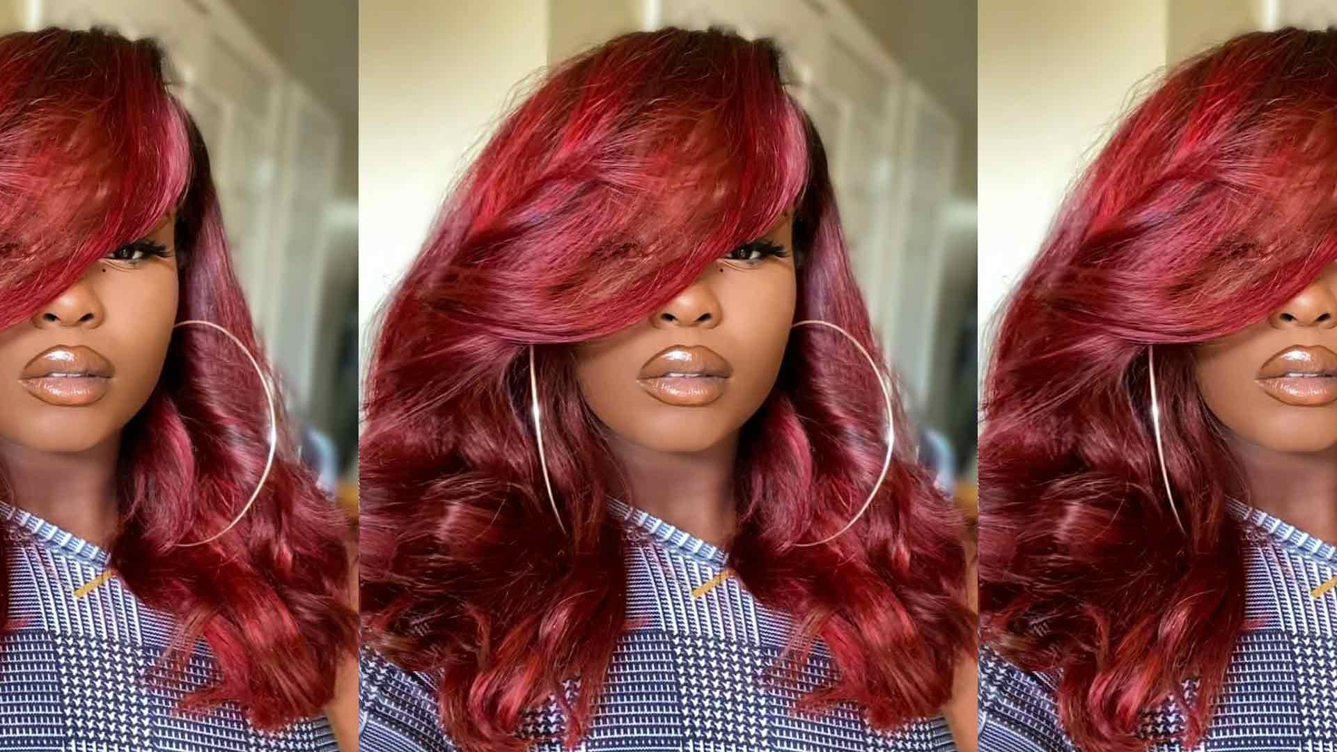 adding pink tones to red hair