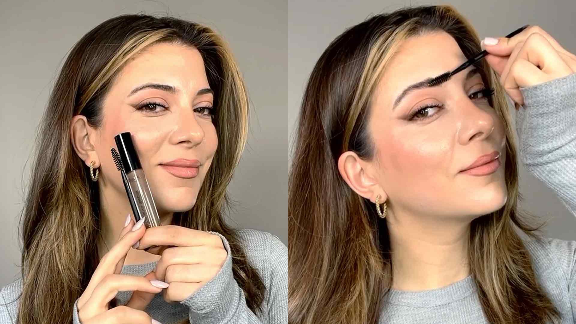 An InfluencerApproved Eyebrow Brush Makeup Hack