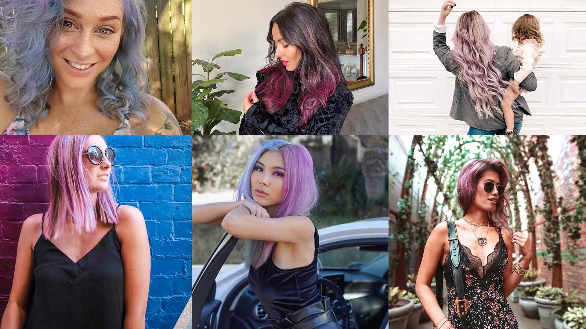 See The Look Get The Look Purple Hair Hero Bmag