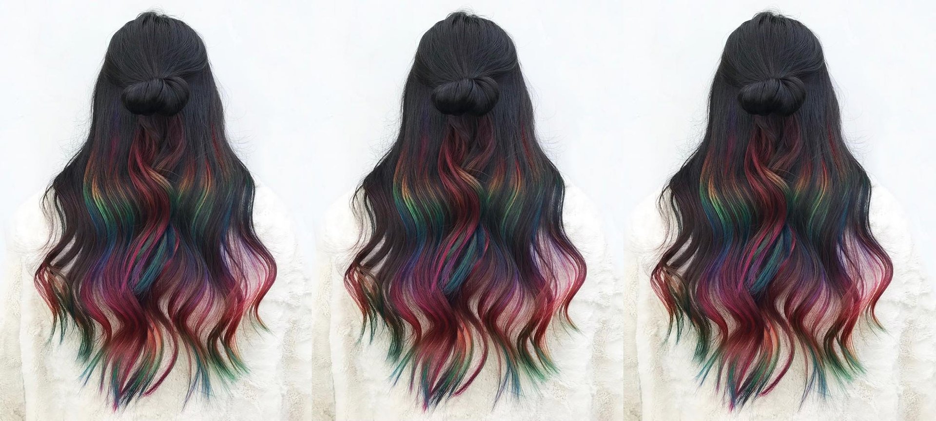 Oil Slick Hair Color Trend Inspo CMS Bmag