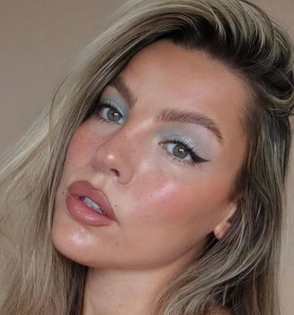 Icy Makeup Look