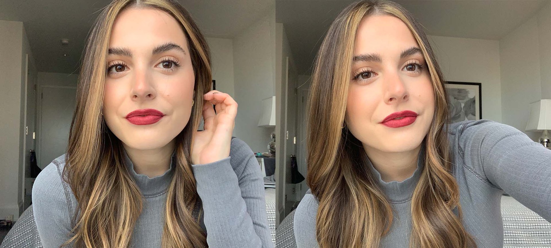 Balayage with online money piece