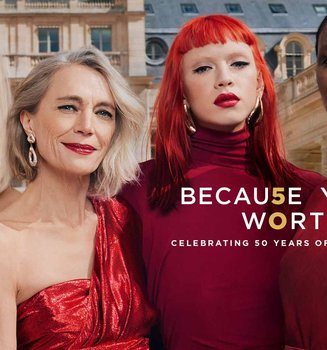 50th Anniversary Of Because Youre Worth It Slogan Hero V1 Bmag
