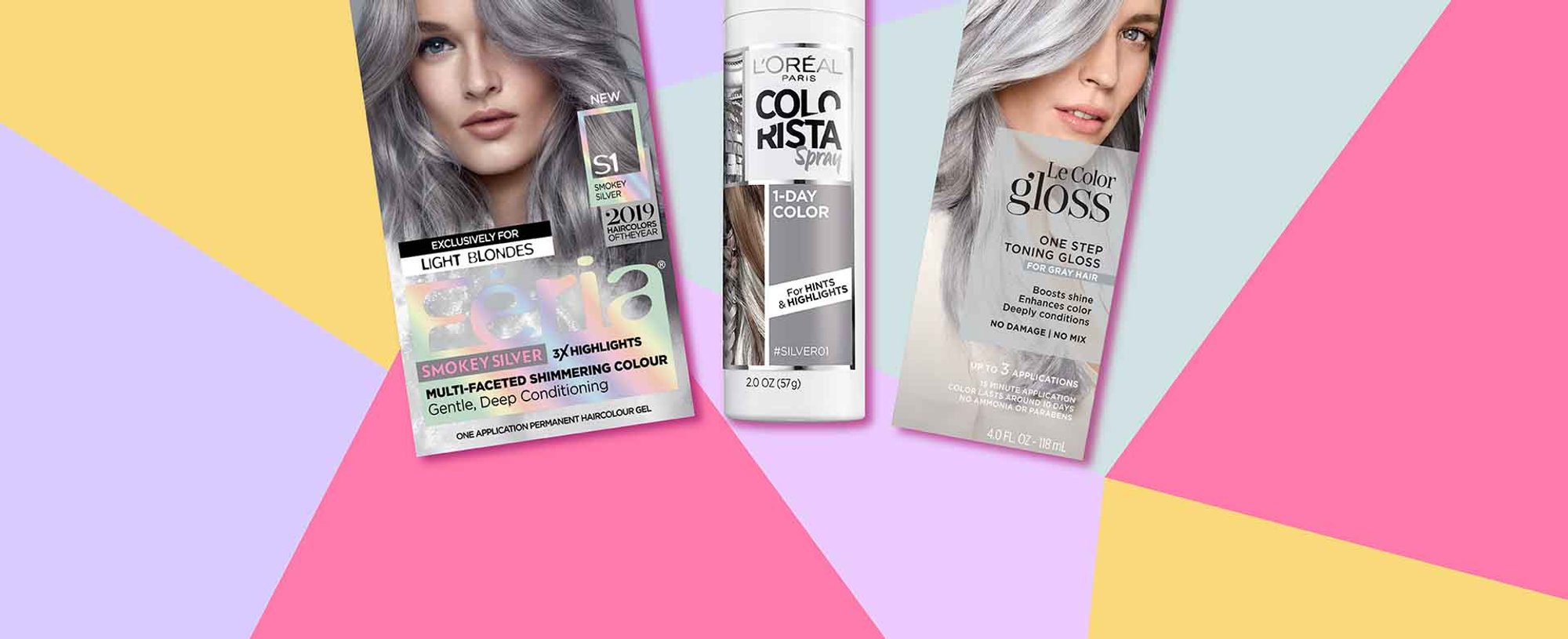 90s Inspired Smoky Gray Hair Hero Bmag