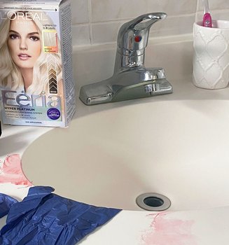 Removing Hair Dye Stains