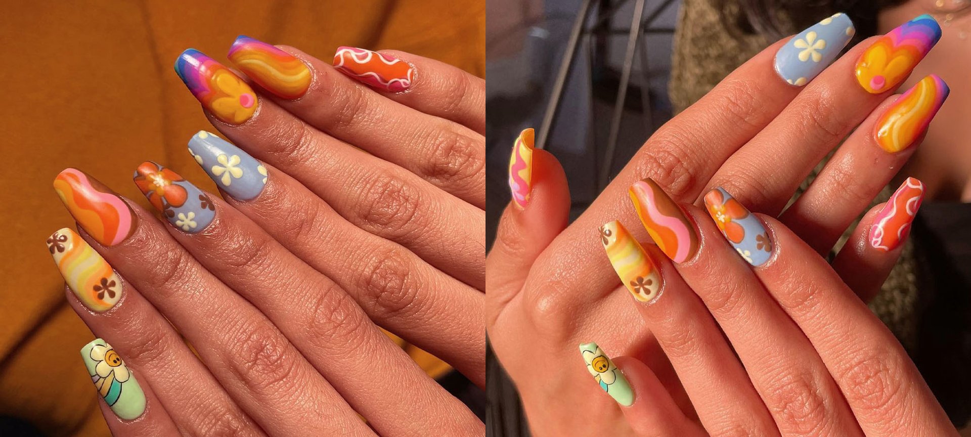 Acrylic Nail Art To Pair With Your Halloween Costume