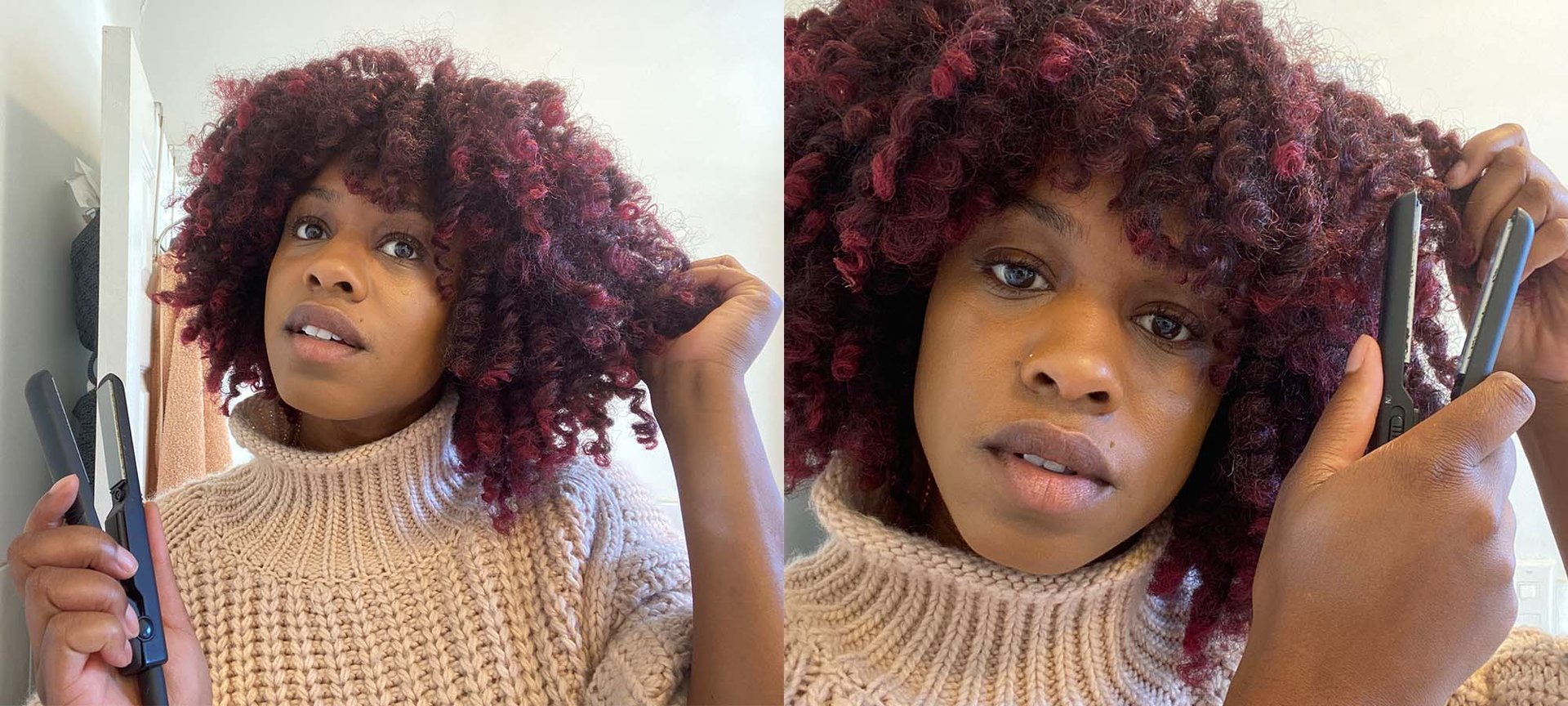 CurlPower Women switch from curly to straight hairstyles to test reactions