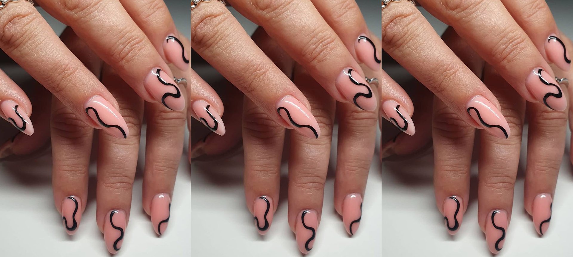 Simple Black Nail Designs That Shine