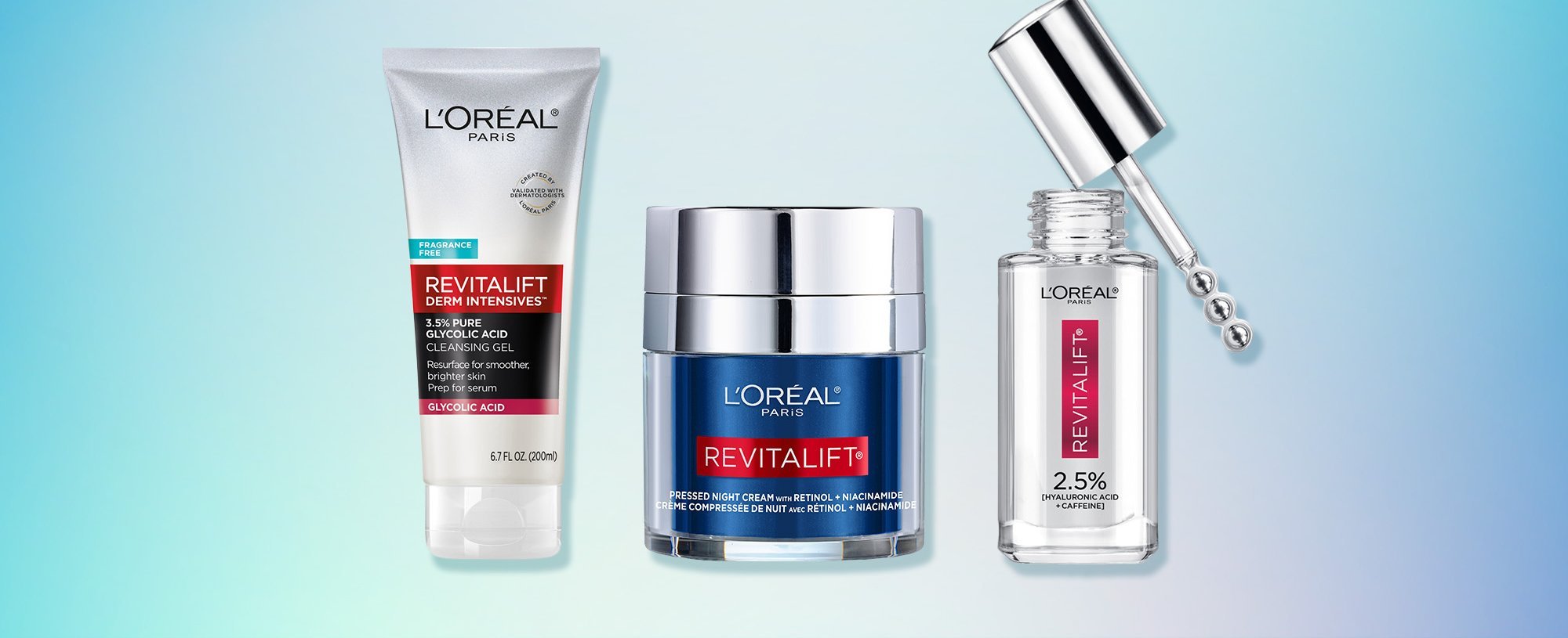 Layering Revitalift Derm Intensives Line