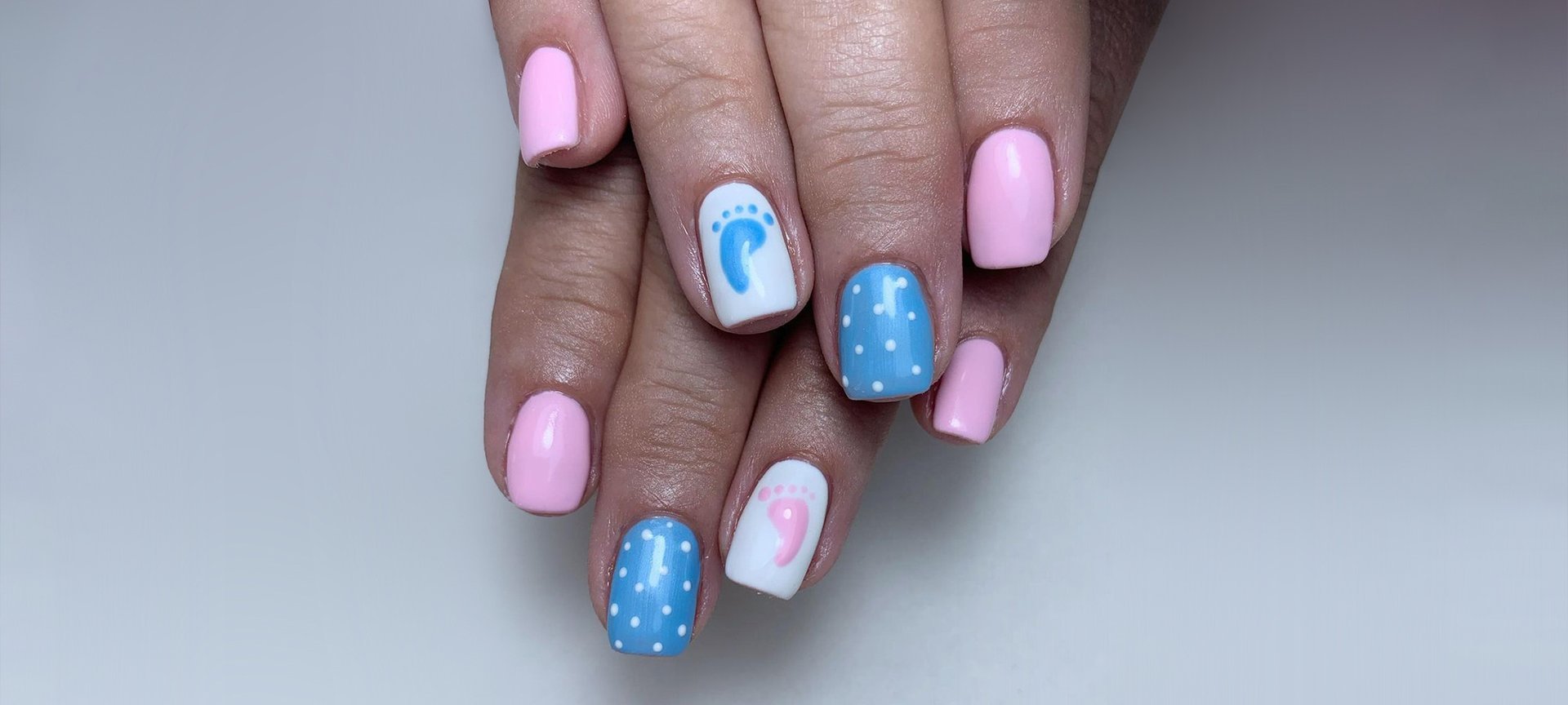 3. Gender Reveal Nail Art - wide 1