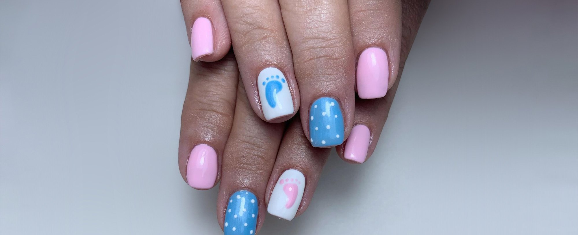 Gender Reveal Nail Ideas