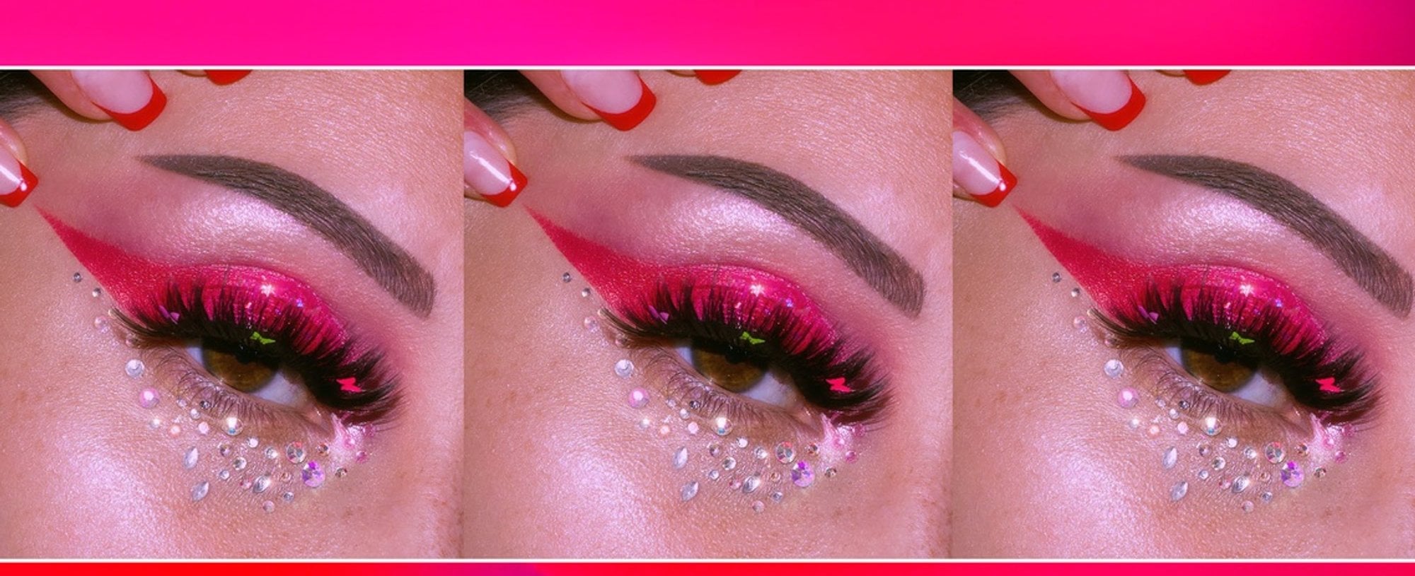 Embellished Under Eye Makeup Looks