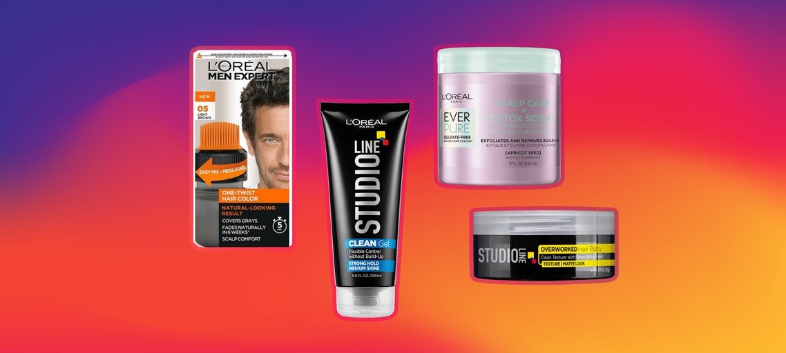 Loreal hair gel men's discount