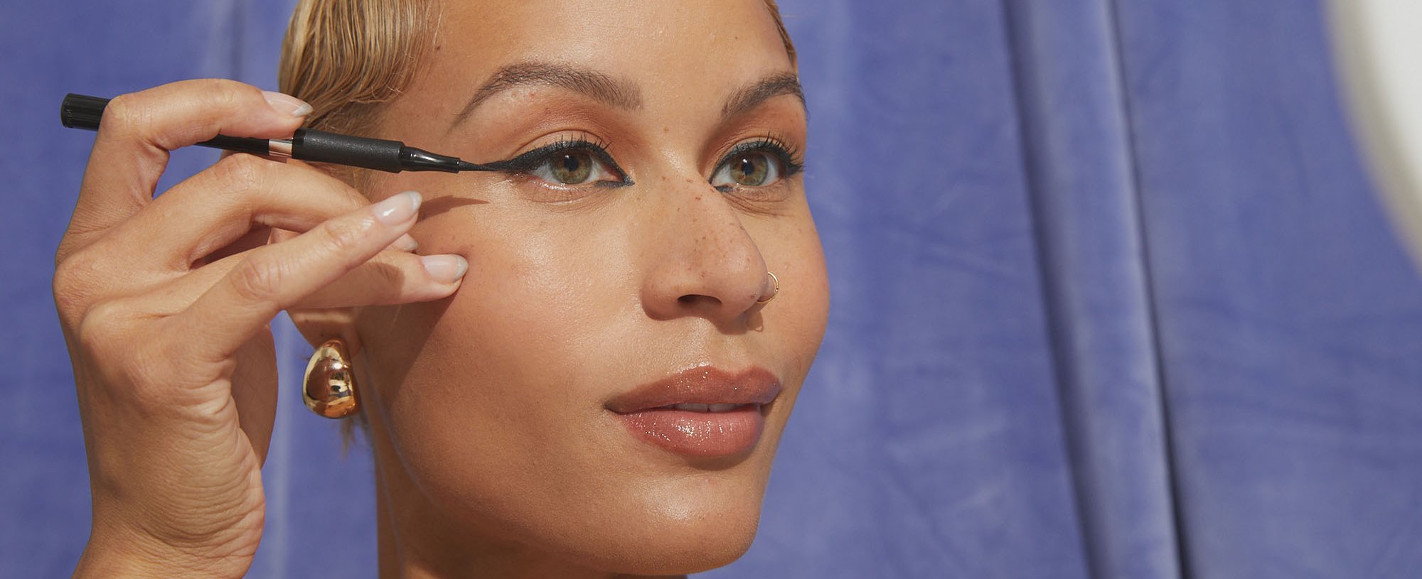 Winged Eyeliner By Eye Shape