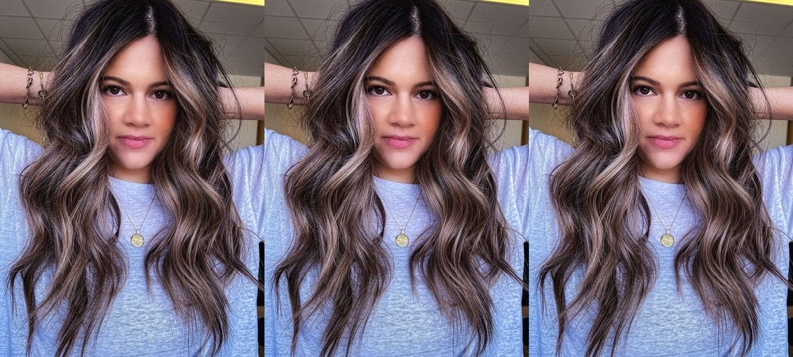 How To Get Dark Hair With Blonde Highlights