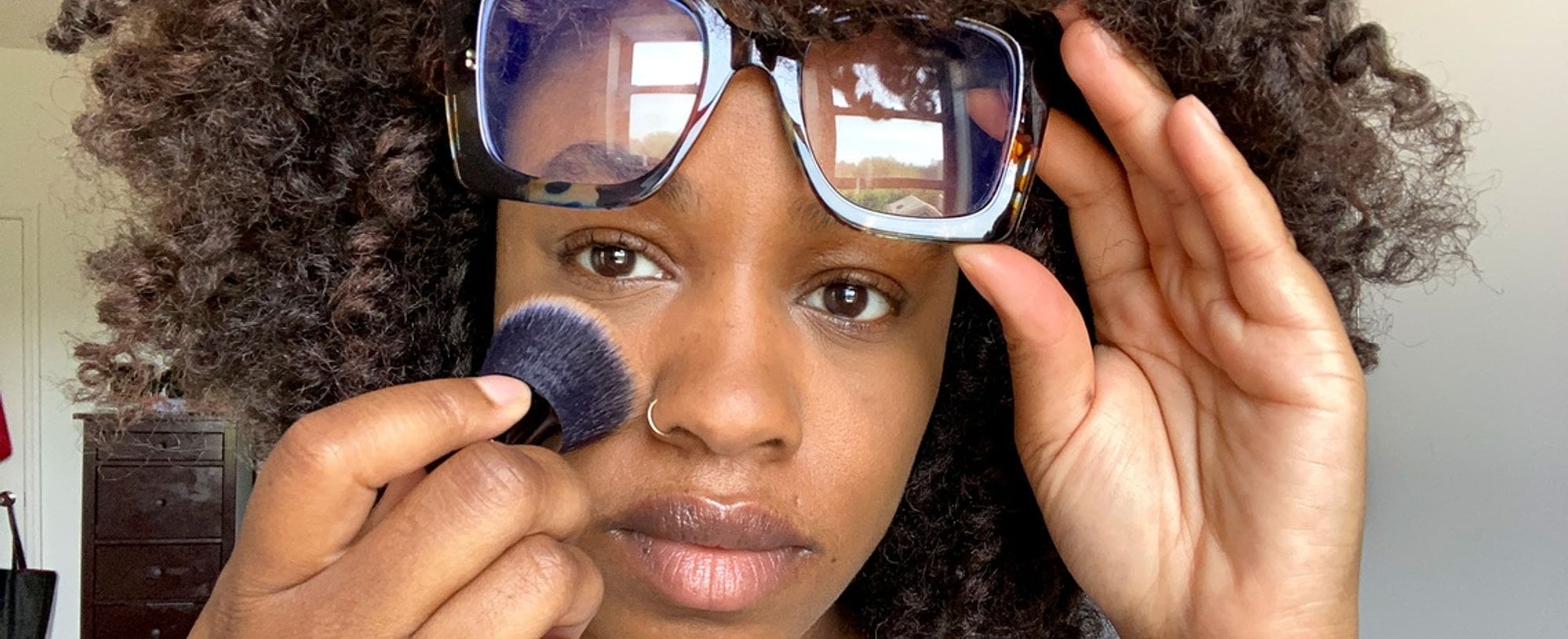 How To Wear Foundation Under Glasses