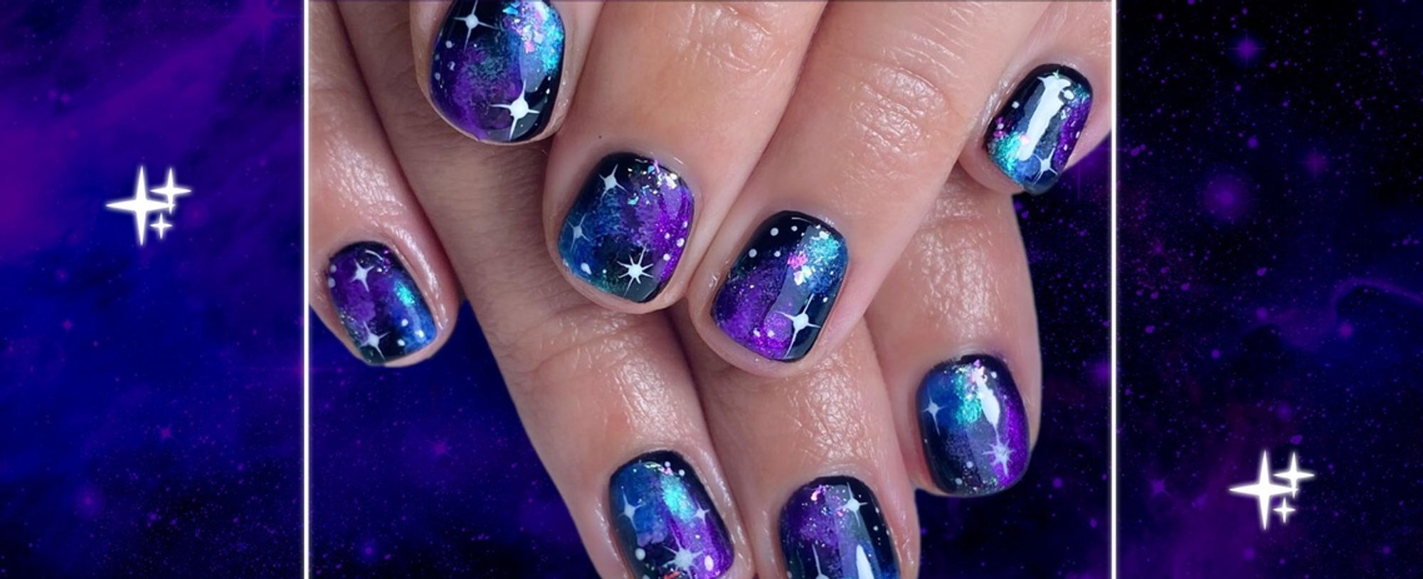 How To Galaxy Nail Art