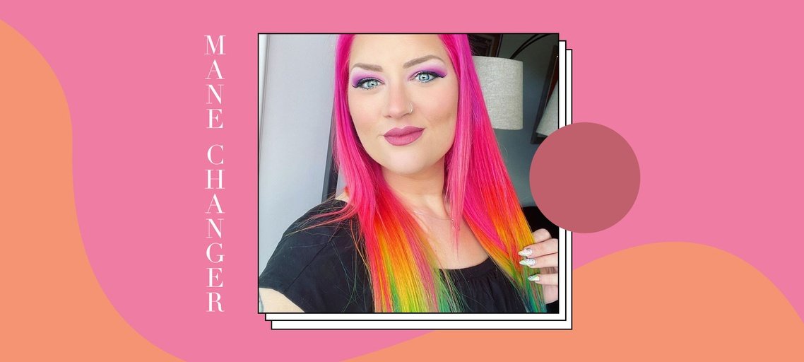 Pride Month Rainbow Hair