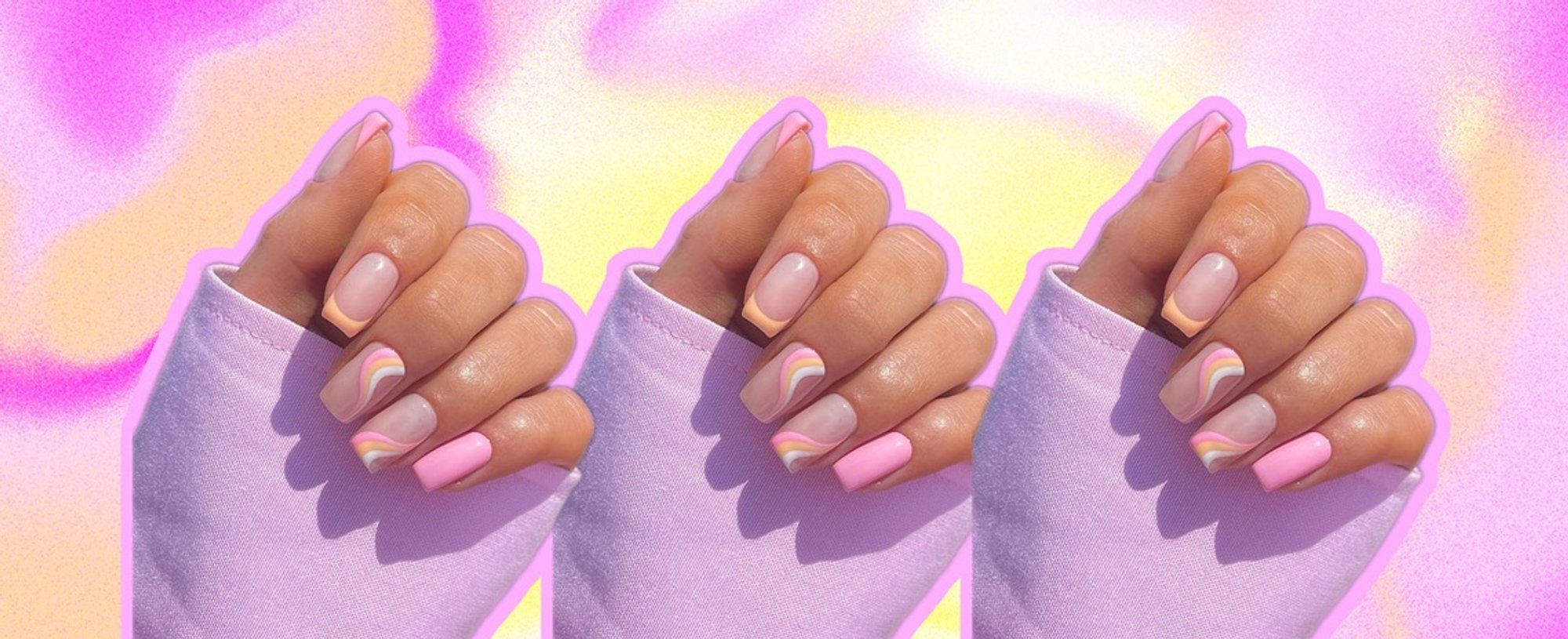 Summer Pastel Nails