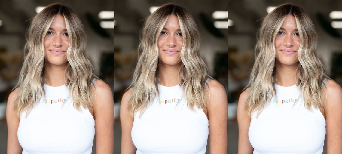 Blonde Hair Dark Roots