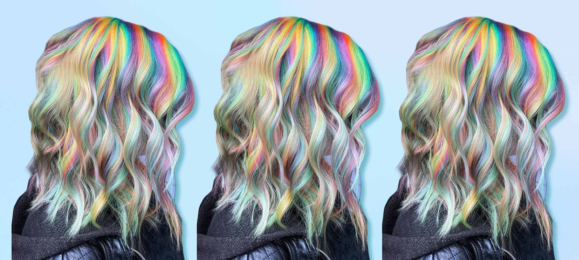Rainbow Colored Hair