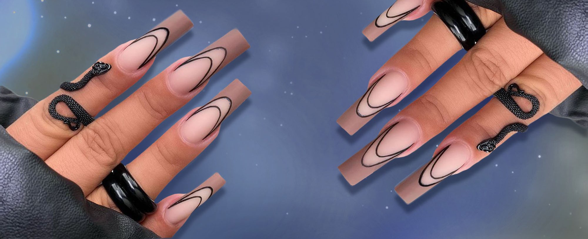 Maroon 3D Glow Nails for Fall Elegance