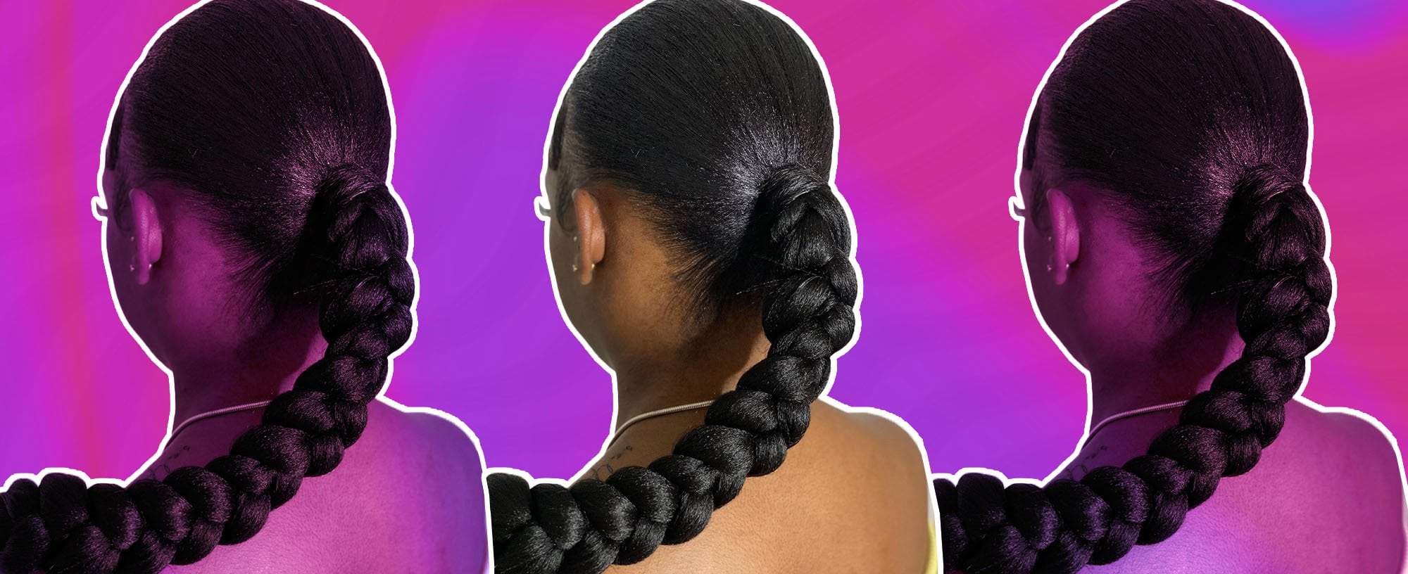 Slick Braided Ponytail