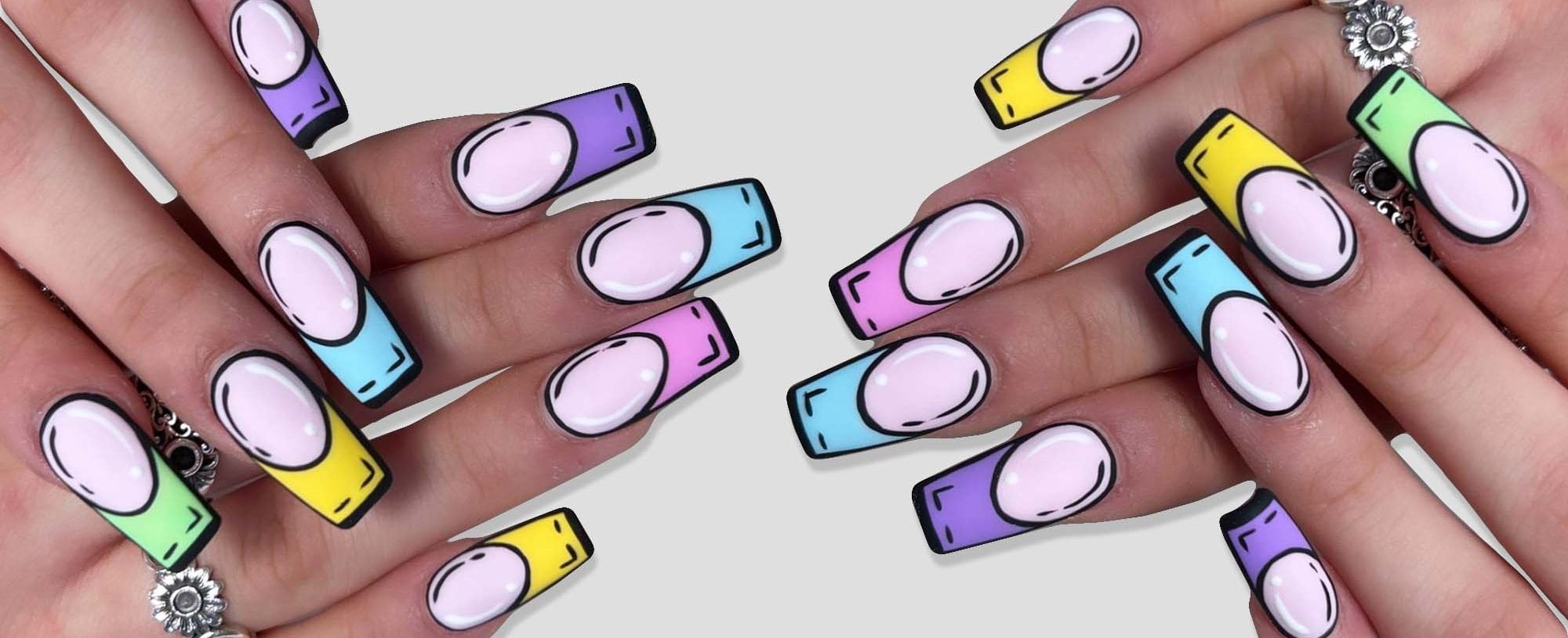 Pop Art Nail Ideas