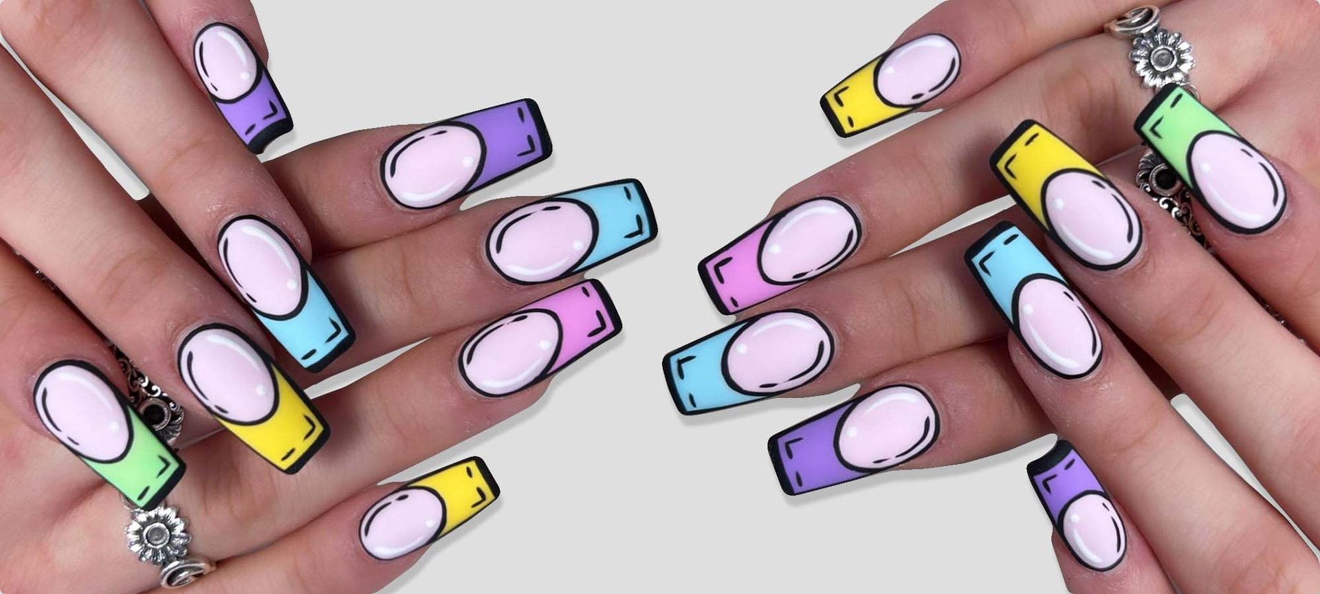 Pop Art Nail Ideas