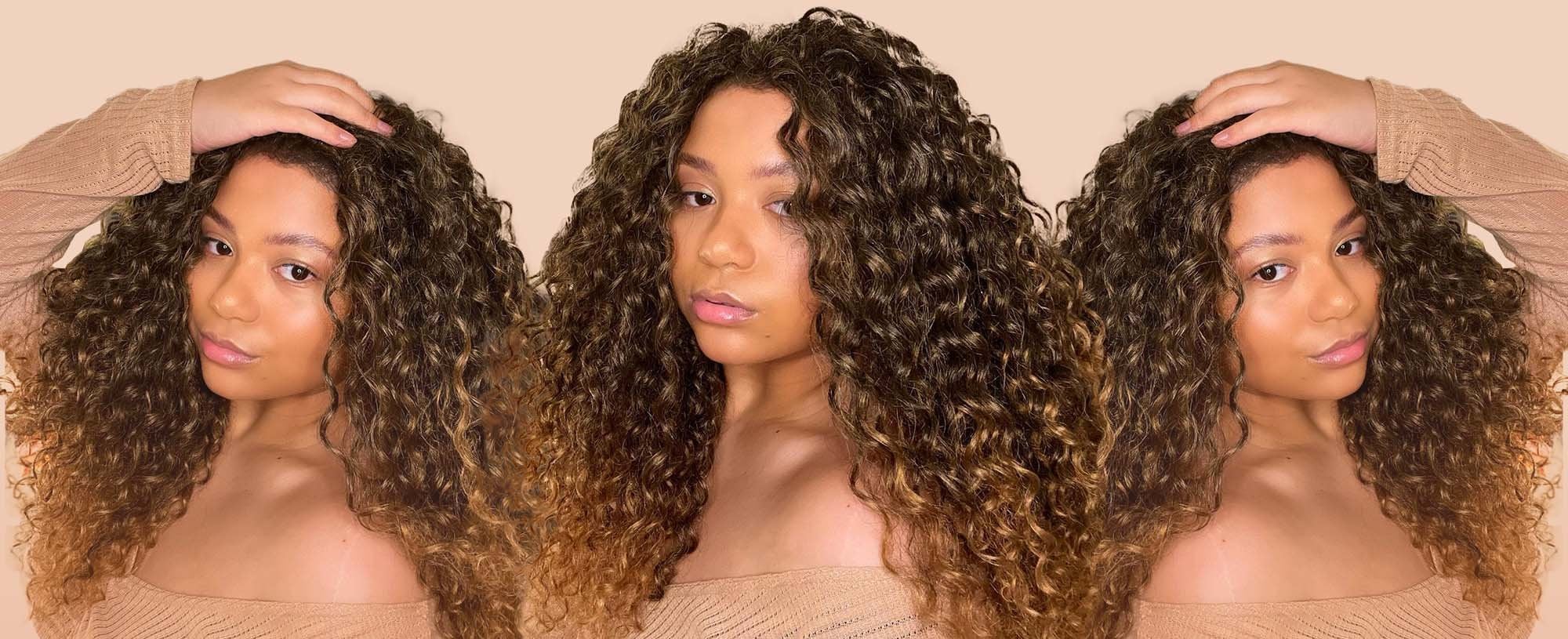 Curly Ombre Hair Color Ideas