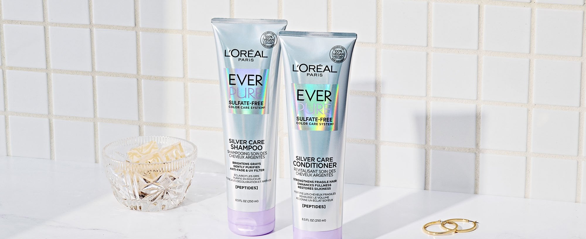 Loreal Paris care for silver hair