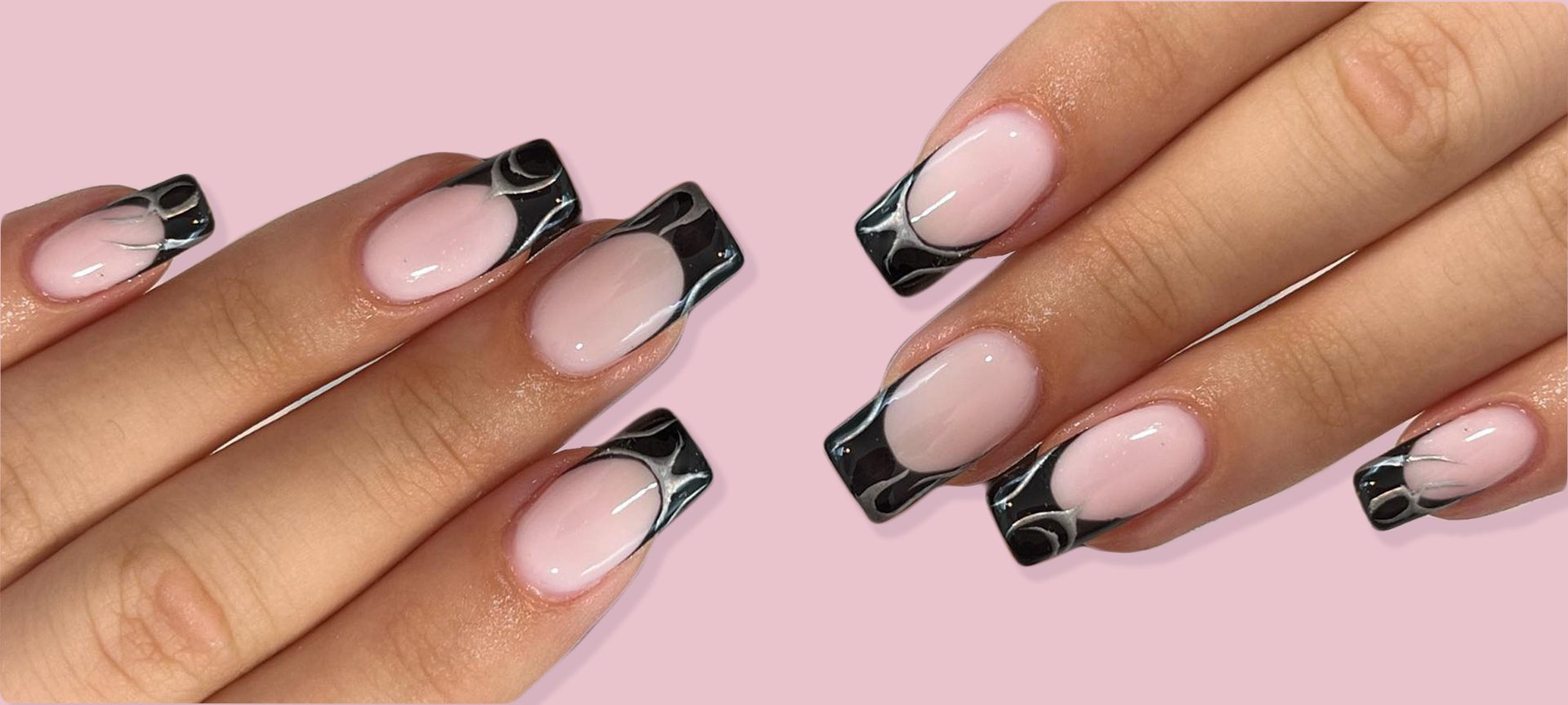 50+ Black French Tip Nails You Will Fall In Love With