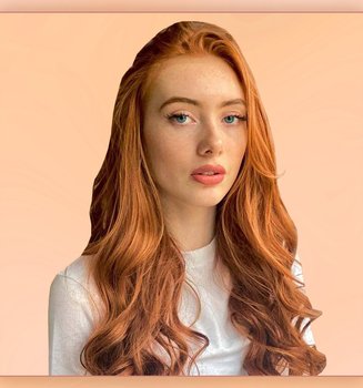 A Person With Pumpkin Spice Hair Color
