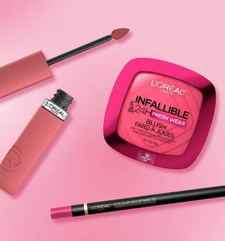 Loreal Paris Pink Makeup Products