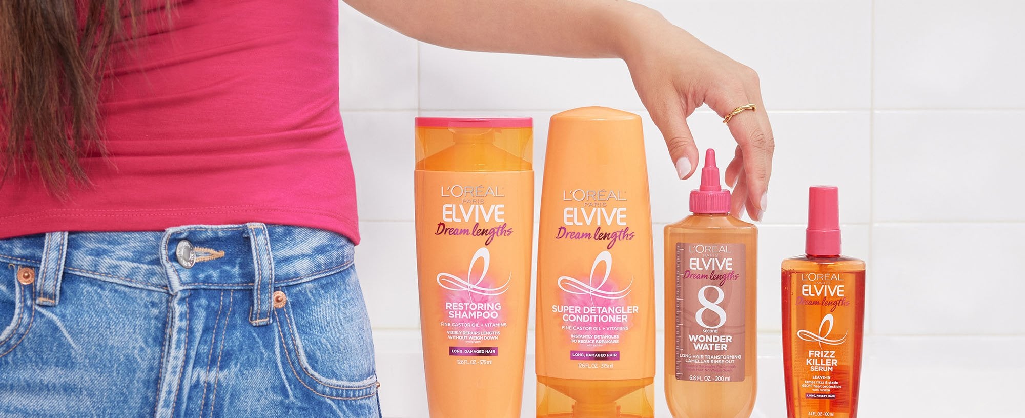 A Collage Of Products For Healthy Hair
