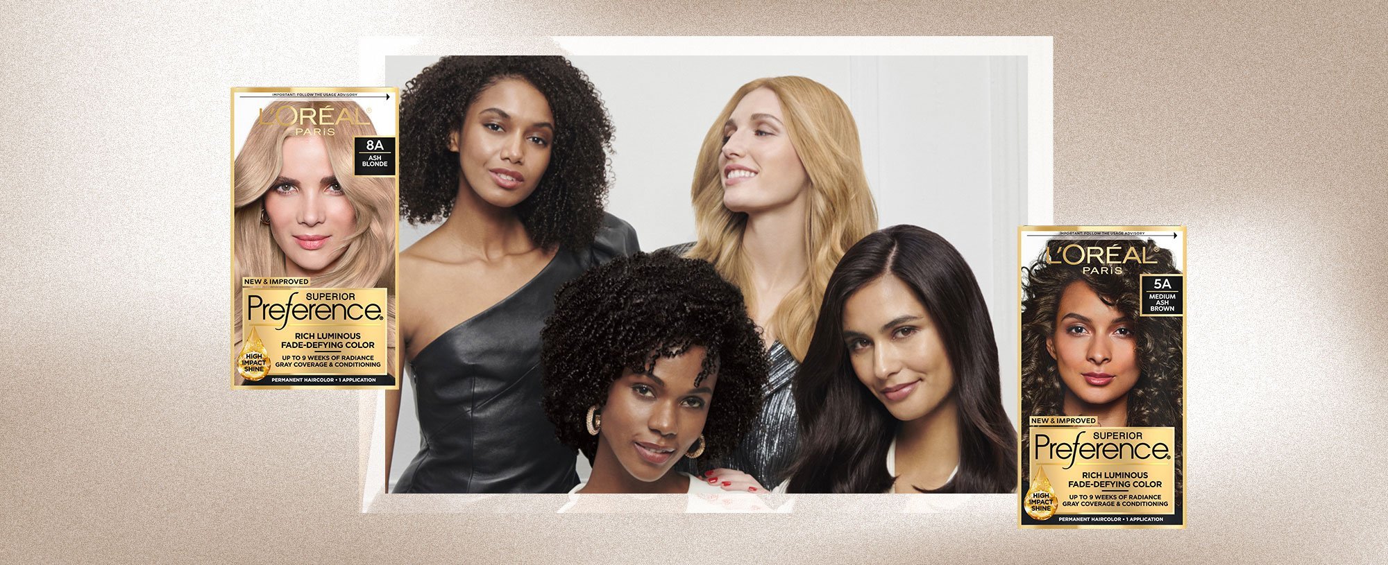 Banner Loreal Preference Hair Color Chart Desktop