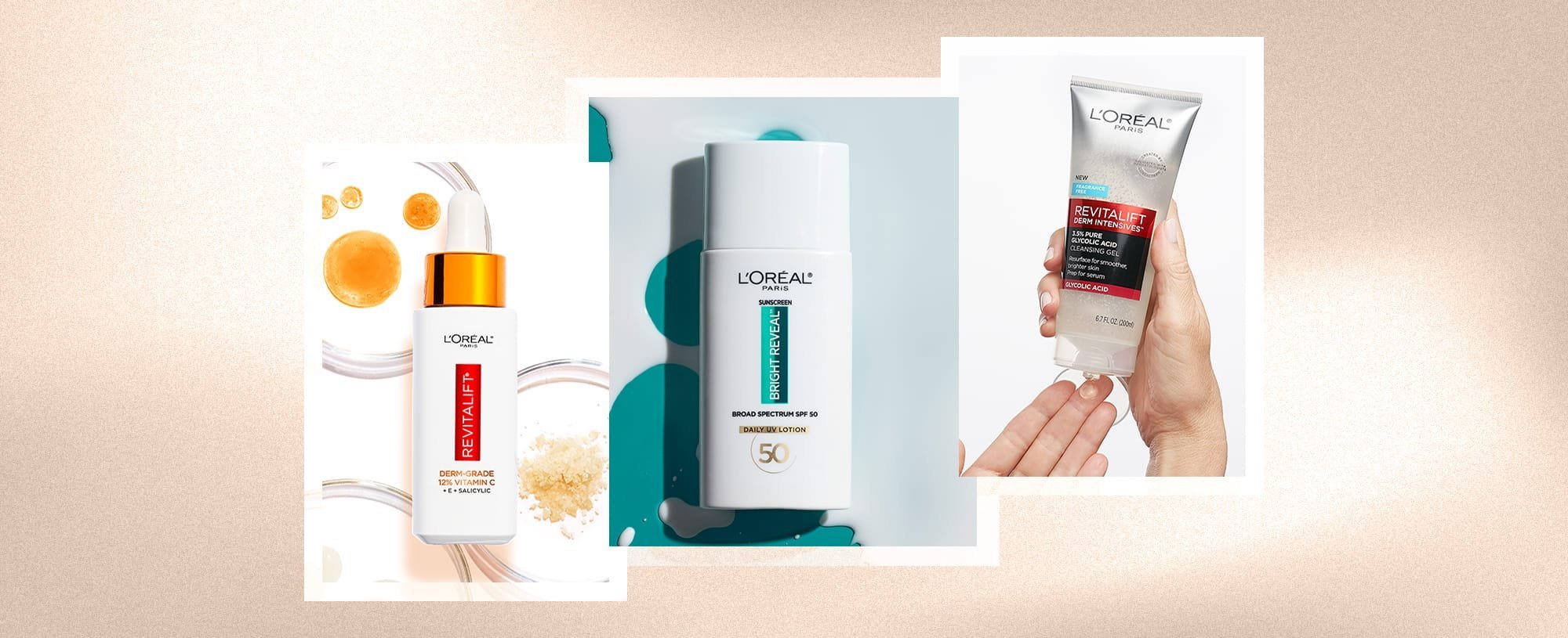 Banner Layering Serum And Skin Care Products Desktop