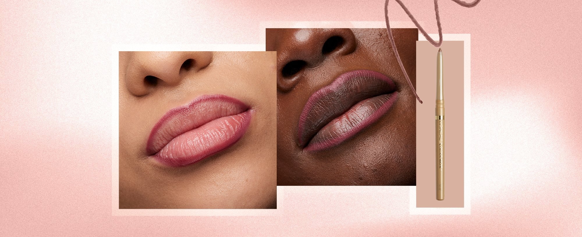 Women in lip liners