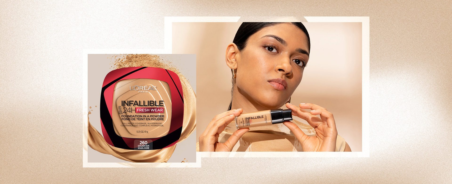 Loreal infallible foundation swatch sale