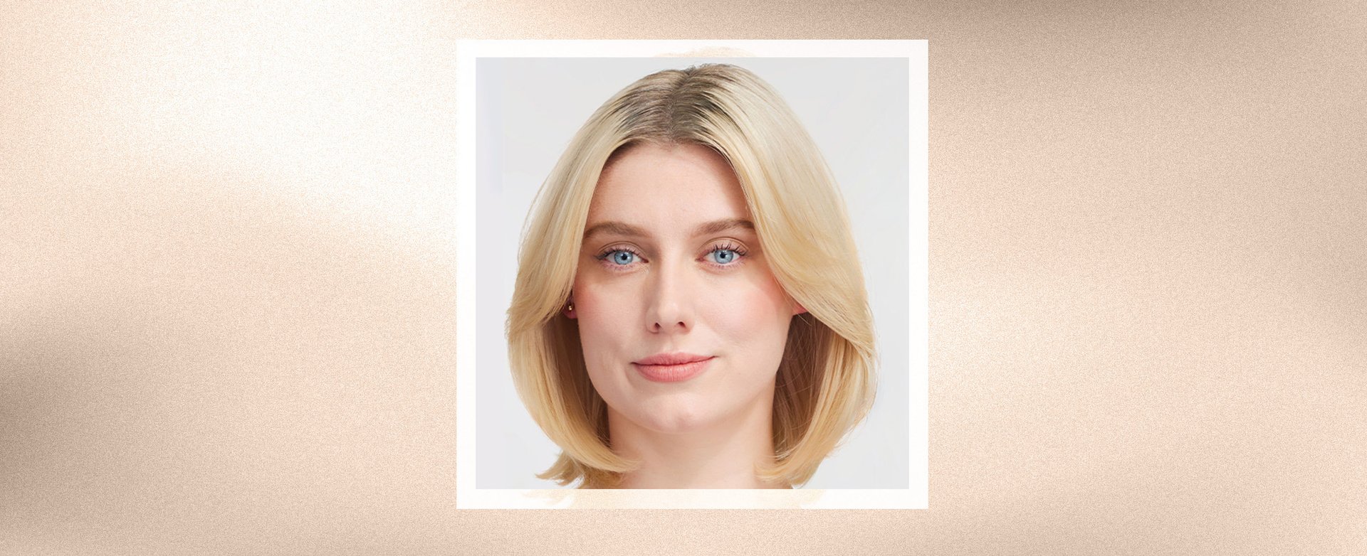 Banner Blonde Hair Dark Roots Desktop