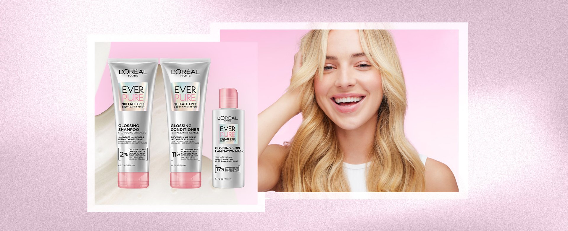 Hair products for shiny hair