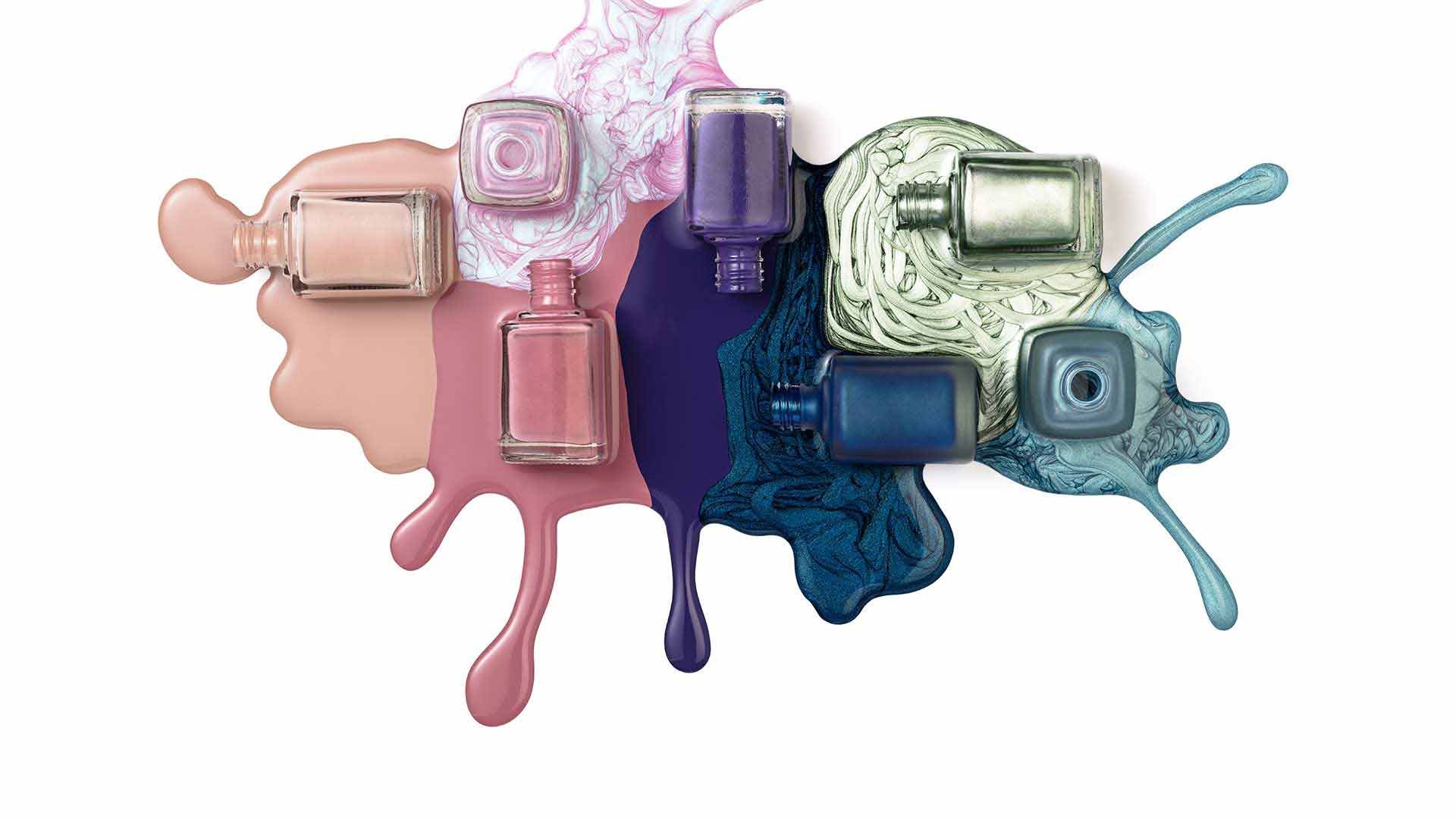 different types of nail polish design