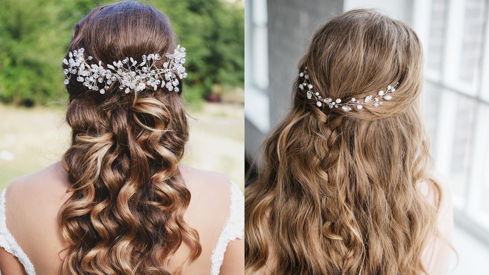29 Beautiful Half Up Half Down Wedding Hair Options L Oreal Paris