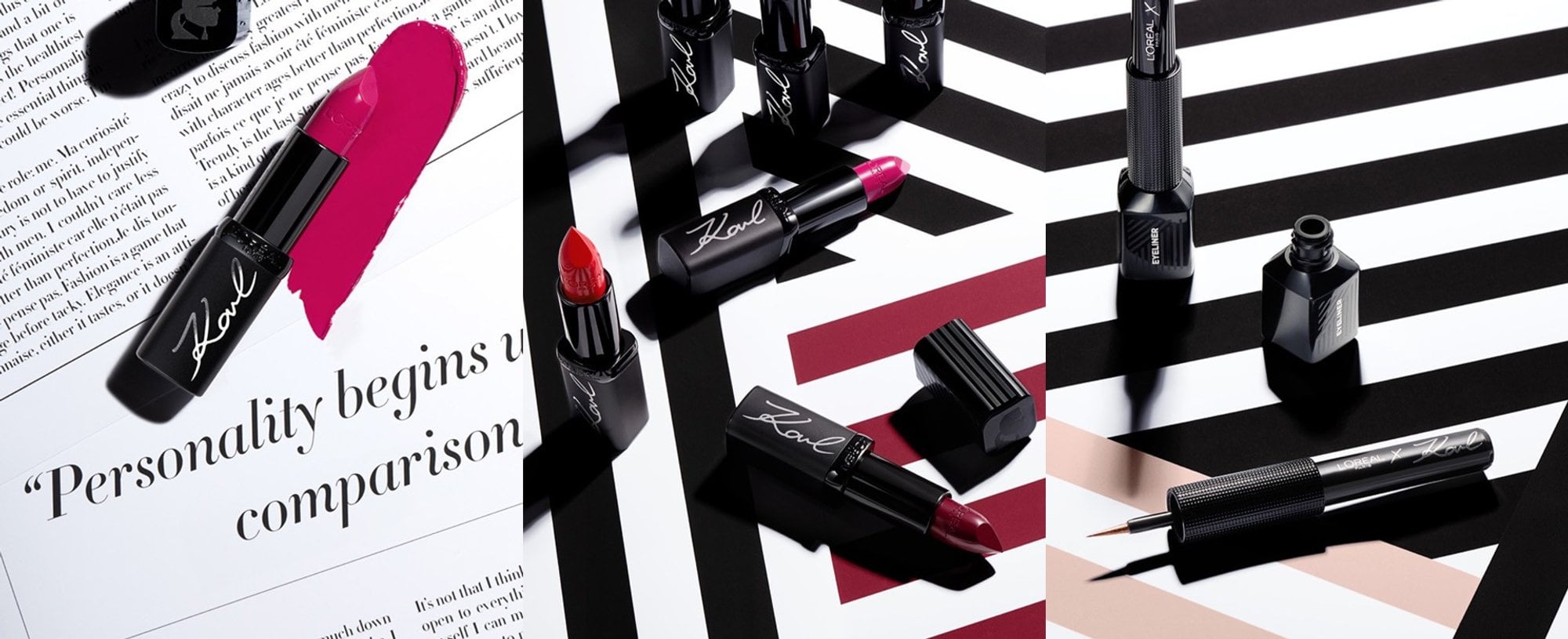Loreal Paris Article Revealing the Loreal x Karl Lagerfeld Makeup Collab D