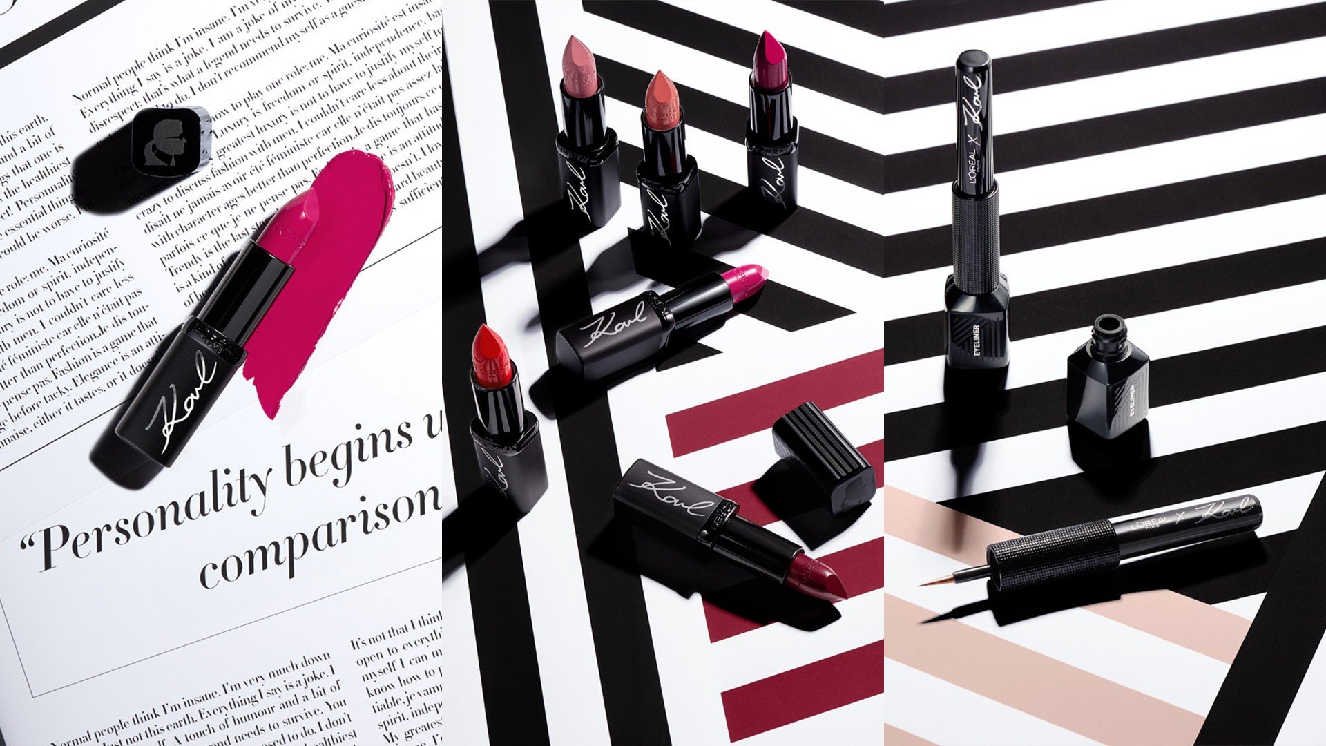 Loreal Paris Article Revealing the Loreal x Karl Lagerfeld Makeup Collab D