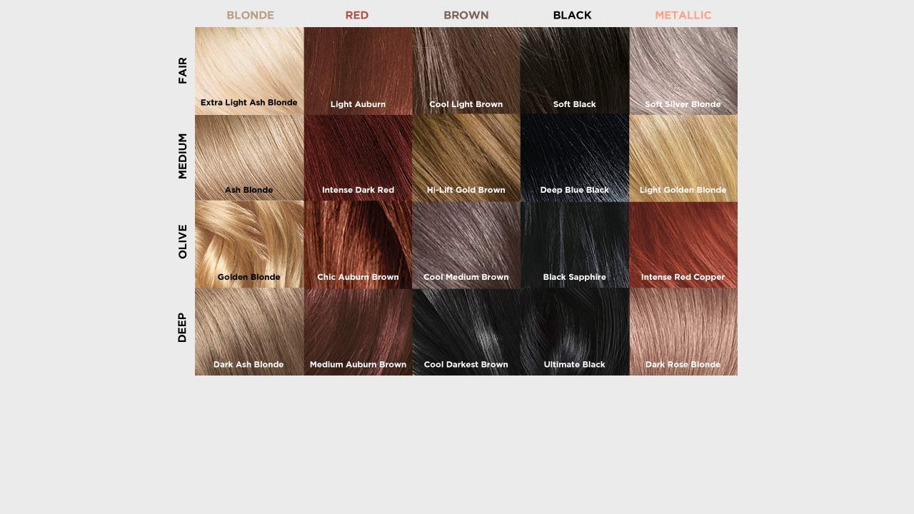 Ash Brown Excellence Loreal Hair Color Chart bmpheaven
