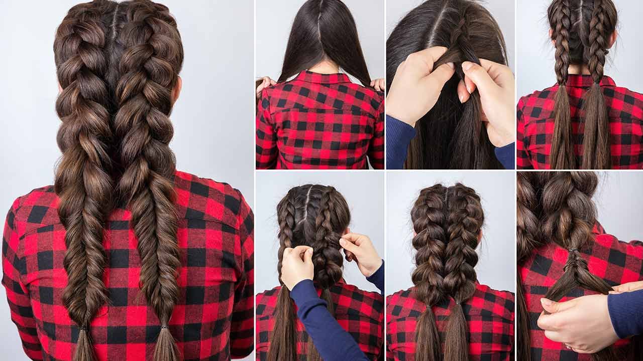 How to Create a Loop Waterfall Braid  Cute Girls Hairstyles
