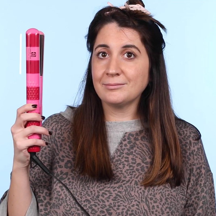 Loreal Paris Video How to Curl Hair With a Flat Iron or Straightener Th