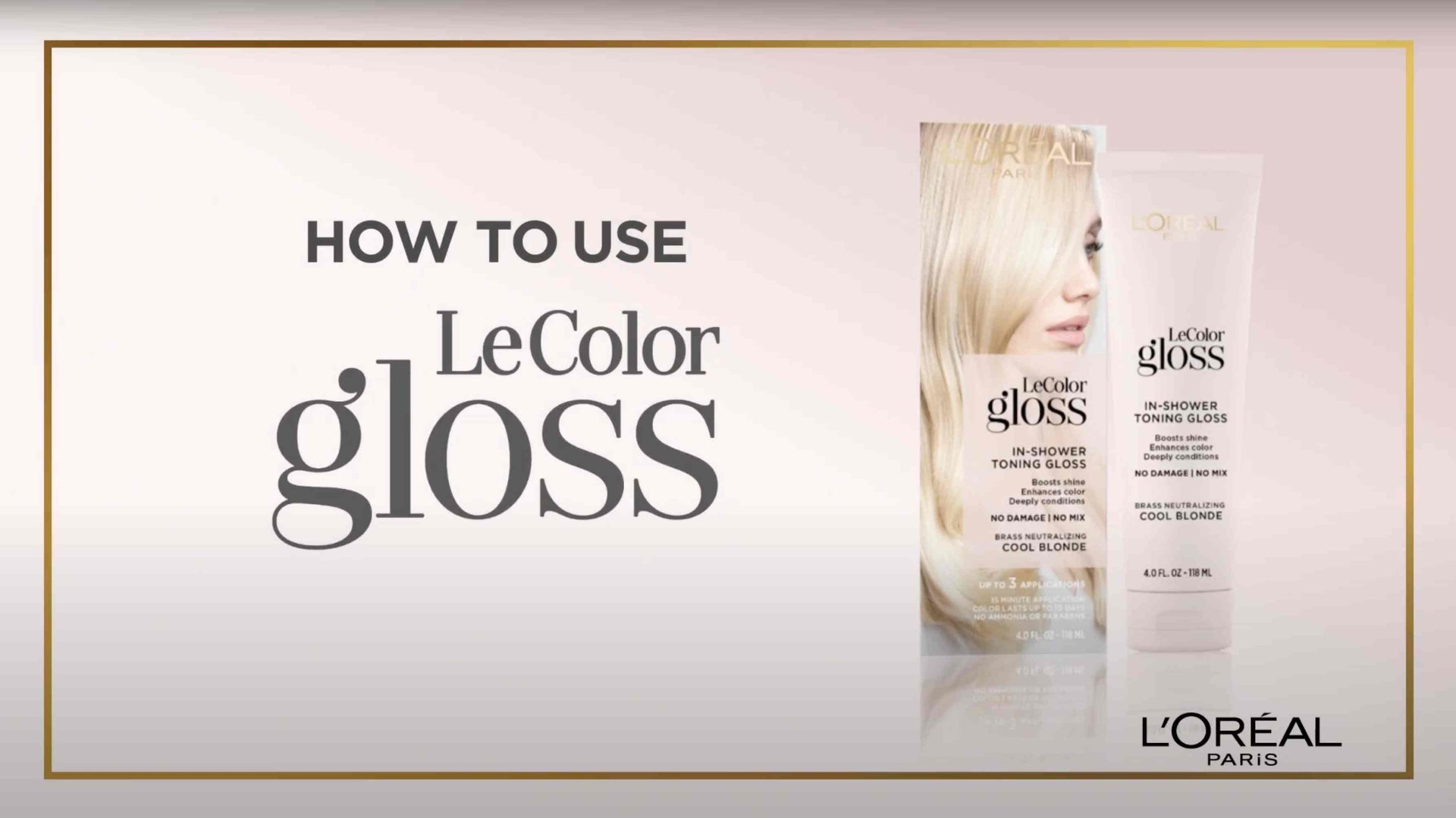 How To Use Le Gloss 2